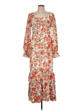 chinese dress ladies Sheer Lace Maxi Dress – Light Romantic Layer